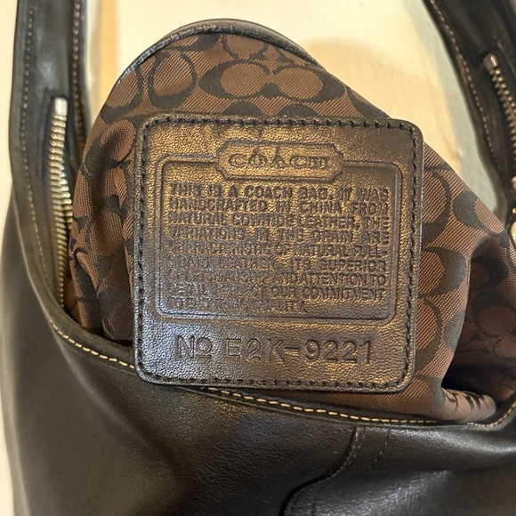 Coach vintage Black Leather Ergo Hobo Bag - Picture 5 of 9